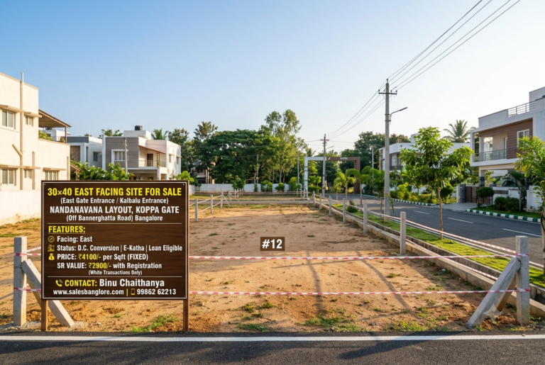 plots in Nandanavana Layout, Koppa Gate (Off Bannerghatta Road) Bangalore
